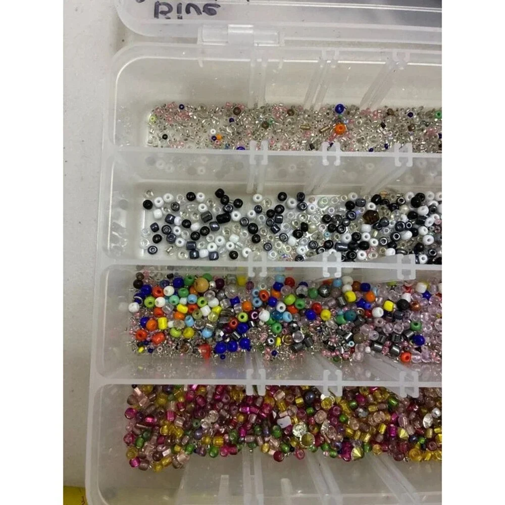 Seed beads and charms